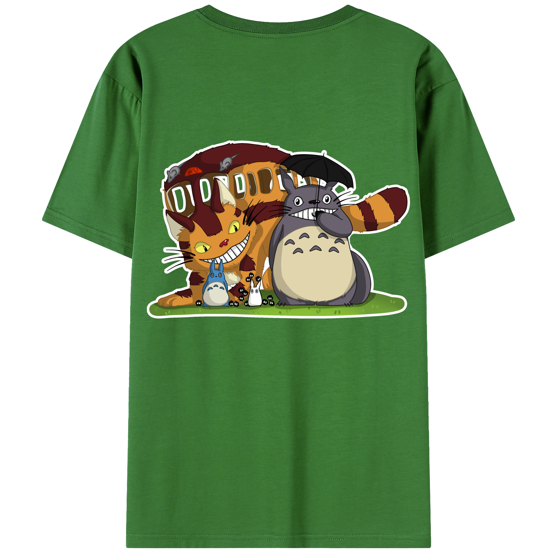 （画像用） となりのトトロ 草壁メイ 草壁サツキ My Neighbor Totoro Satsuki Kusakabe Mei Kusakabe レディース半袖Tシャツ(バックプリント)